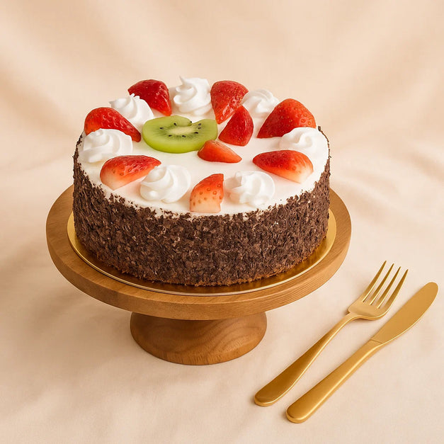 Red Roses Bouquet n Black Forest Cake Combo - Flowers n Cake - Image 3