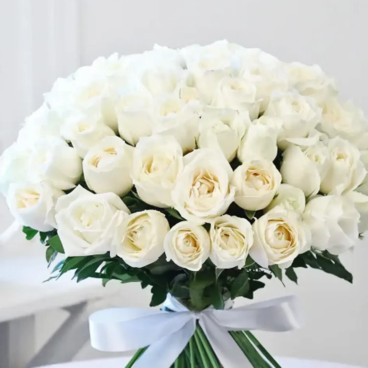 White Roses Bunch and Ferrero Rocher - Image 3